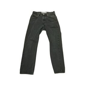 VTG Levis 505 Black Denim Jeans - Men 33x30 Regular Fit 100% Cotton Y2K Vintage